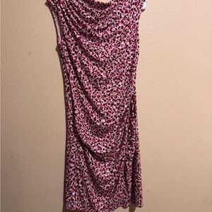 Elegant Pink Patterned Dress